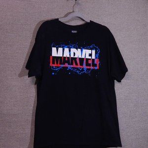 MARVEL T-Shirt == Size LARGE == Vivid Logo!